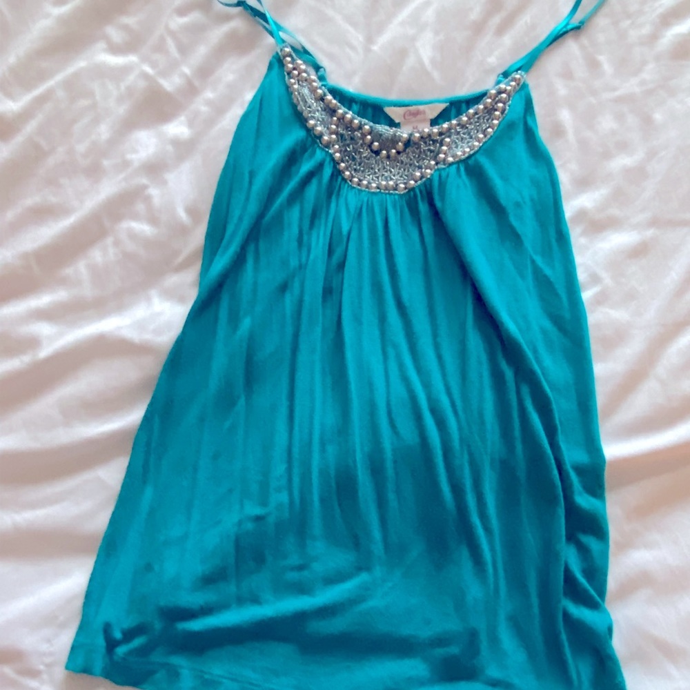 Turquoise blouse size M